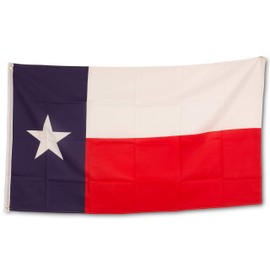 Federal and State Flag Made of Weatherproof Material with Metal Eyelets, Outdoor Flag, Texas, 150 x 90 cm