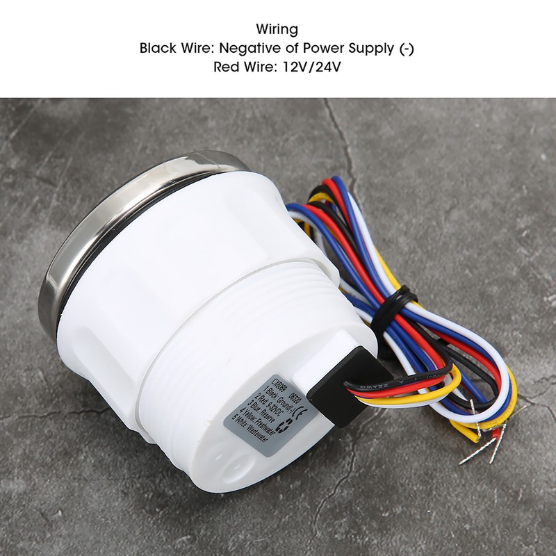 52MM/2in 3‑In‑1 Water Level Meter Sewage Gauge Voltage Instrument 0‑190Ω