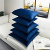 Artaimee Navy Blue Throw Pillow Covers 22x22 Set of 2