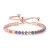 CiNily Adjustable Tennis Bracelets for Women Rainobw Cubic Zirconia Bracelet