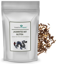 tea`s finest® Green Tea Jasmine Tea with Flowers (250 g)