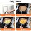 100Pcs 8 Inch Air Fryer Liners Compatible with Drew Barrymore,