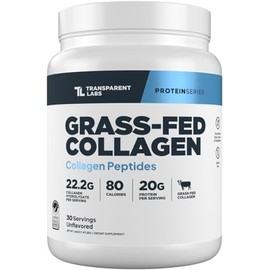 Polvo de péptidos de colágeno alimentados con pasto – Polvo de colágeno sin sabor para mujeres y hombres, 0.78 oz de péptidos de colágeno hidrolizados bovino alimentados con pasto para la piel, el cabello, los huesos y la recuperación muscular – 30 porciones