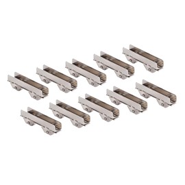 10 Pack Slotted Sliding Door Wheels, 8mm Width Sliding Patio Door Roller Replacement for Glass Door, Drawer, Furniture, Shower Pulleys
