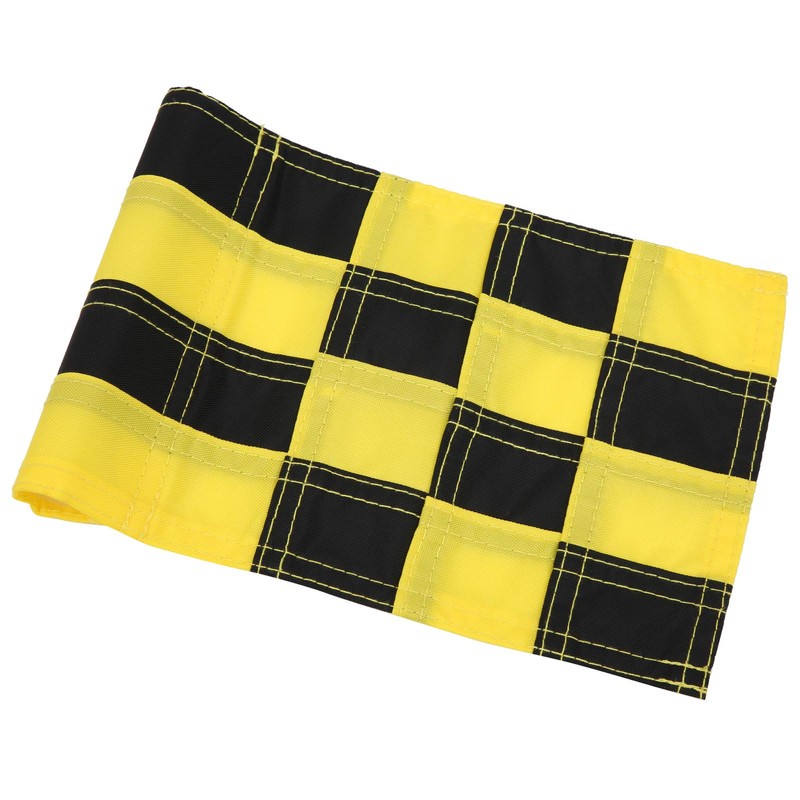 QANYEGN Golf Flagstick Mini, Checkered Practice Golf Hole Pole Cup