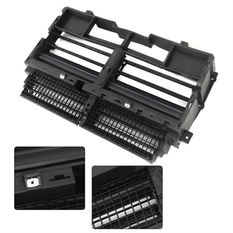 TJHSM Front Bumper Active Grille Shutter with Motor Replacement for