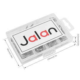 100 Pcs Nickel Plated Metal Ceiling Hooks Screw-in Eye Hooks Cup Hook Holder (Silver), Multi-Size