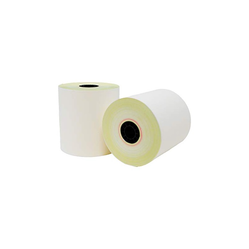 BuyRegisterRolls 25 Rolls Two Ply Carbonless Rolls 3" X 95