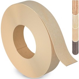 Birch Edge Banding, 3/4 inch x 50ft roll of Veneer Edge Banding Pre-glued Flexible, Wood Tape Banding for Cabinet Repair