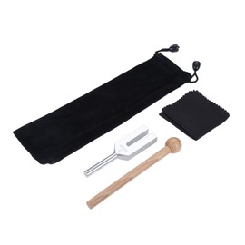 Dreld 4096Hz Tuning Fork, Tuner, Rubber Mallet with Storage Pouch, Purify, Angel Tone, Healing