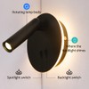ZEROUNO Hardwired Sconces Wall Mounted Reading Lights with Switch LED