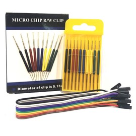 Micro IC Hook Clip, Mini Clip for IC Test Leads, Adapter of Oscilloscope Logic Analyzer, IC Tester, Multimeter, Signal Generator and IC Programmer