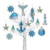 Valery Madelyn Summer Beach Ornaments for Small Tree, 20ct Shatterproof