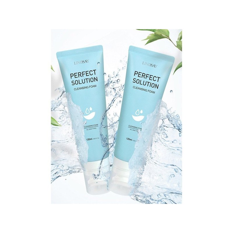 Lindsay 린제이 퍼펙트솔루션 모공 블랙헤드 피지 클렌징폼 120ml Lindsay Perfect
