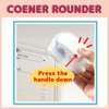 Sunstar Stationery S4765060 Corner Cutter, Kadomaru PRO NEO, White