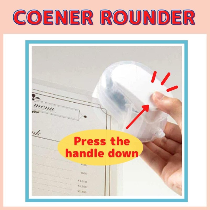 Sunstar Stationery S4765060 Corner Cutter, Kadomaru PRO NEO, White