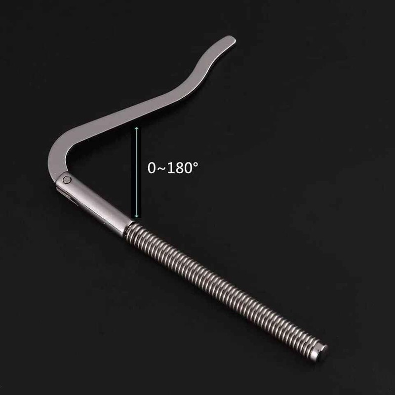 2Pcs Black Spring Money Clips Metal Bifold Money Clip Bar