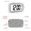 Jsdoin Digital Alarm Clock, Alarm Clock with Large LED Temperature