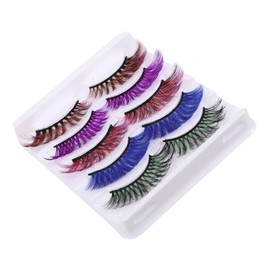 Mikinona 5-pair Natural Look Fake Eyelashes Kiss Lashes Lash Extension Set for Women