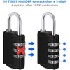DAYGOS Combination Padlock, 4 Digit Small Lock for School Gym