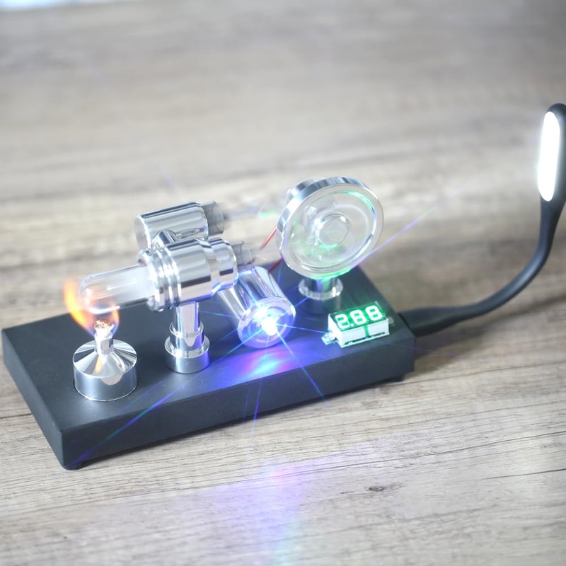 Sunnytech - Motor de aire caliente Stirling Generador de electricidad
