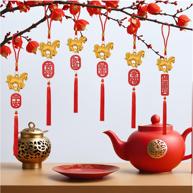 10 Pcs Chinese New Year Decorations Year of The Horse
