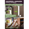 4smile Door Hooks for Hanging, Set of 10, Colour White,