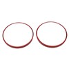 12PCs Round Reflector Red Reflective Sticker Waterproof Signal Warning for