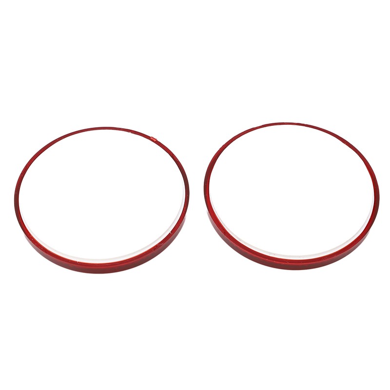 12PCs Round Reflector Red Reflective Sticker Waterproof Signal Warning for