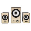 SADA 2.1 Stereo Surrounding Computer Laptop Speakers Clear PC Speakers