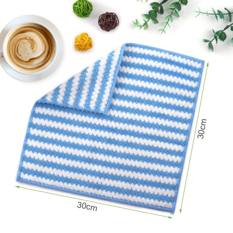 Vicloon Microfiber Cleaning Cloths, 6Pcs Super Absorbent Microfibre Cleaning Cloth，Reusable