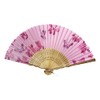 Hanae Mori 04203503 Women's Folding Fan, Pink