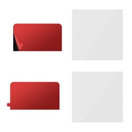 REDTIGER Adhesive and Electrostatic Stickers for VP20 Dash Cam Mounting, Strong Windshield Grip, No Sticky Residue, Double-Sided Design