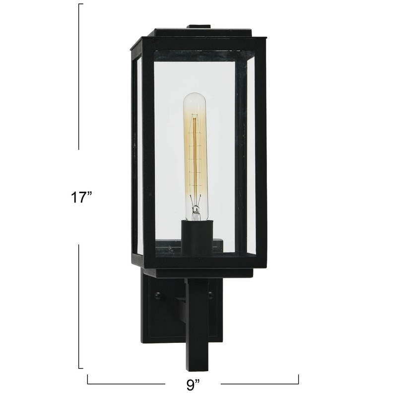 Robert Stevenson Lighting Addison - Metal and Glass Outdoor Light,
