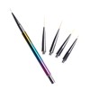 Outanaya 1set Nail Art Brush Pen Replacement Heads for Manicure