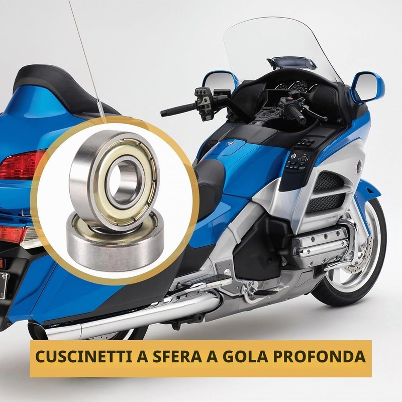 AnaTI 4 Cuscinetti A Sfera 608ZZ In Acciaio Per Skateboard