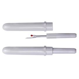 2Pcs White Sharp Seam Ripper Cross Stitch Unpicker Sewing Craft Tool Reusable Plastic Handle Thread Cutter Sewing Seam Rippers Sewing Tools