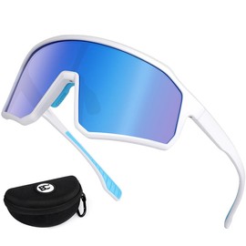 BIRCEN Youth Baseball Sunglasses for Kids: UV400 Kids Sunglasses, Sports Softball Cycling Glasses for Boys Girls - Color: Colorful Yellow