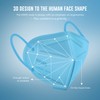 KN95 Face Mask 25 PCs, WWDOLL Multiple Colour 5 Layers