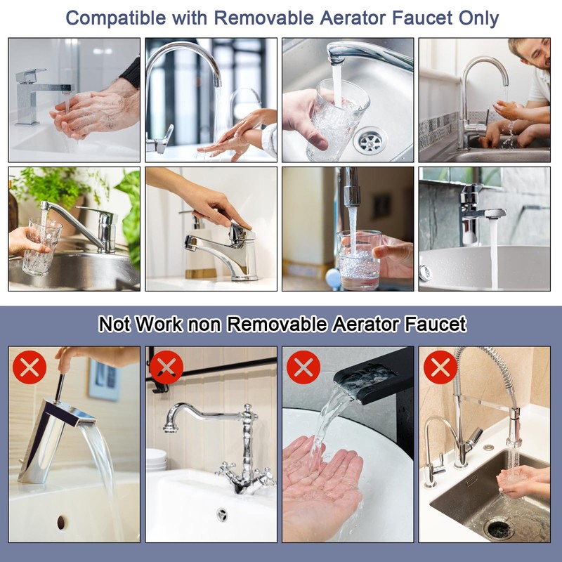 Faucet Adapter With Aerator, Sink Faucet To Garden Hose Adapter,