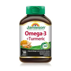 Omega 3 + Turmeric Jamieson 180 Caps