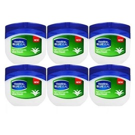 Vaseline  Petroleum Jelly, Aloe Vera, Travel Size 1.75 Oz(50ml), Pack of 6