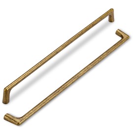 SYZOW 6 Pack Cabinet Handles Antique Bronze Modern Handles Furniture Handles, 192mm Hole Spacing Antique Bronze, Gold Kitchen Cupboard Handles