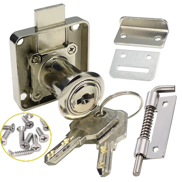 Cabinet Doors Drawer Heavy Safety Closet Lock with Keys Deadbolt