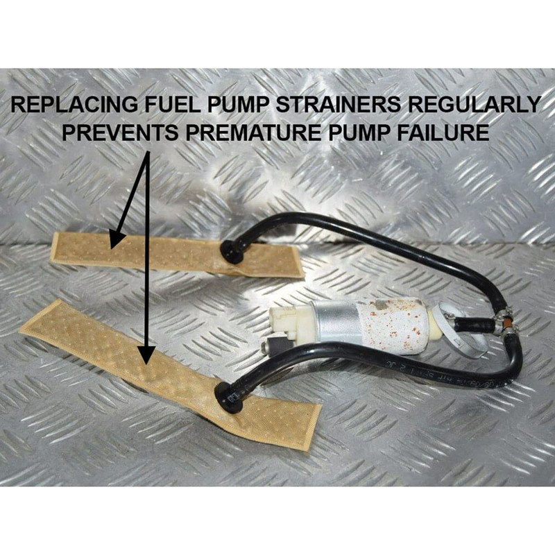 QFS Fuel Pump Strainer and Fuel Filter Kit Replacement for