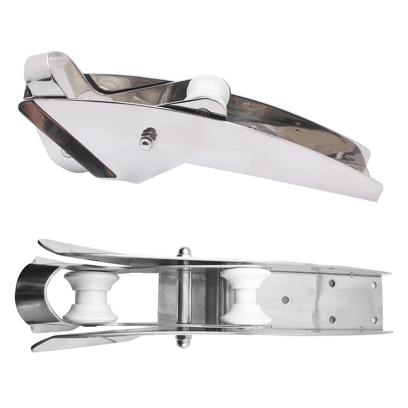 SHENGHUISS 316 Stainless Steel Hinged Self Launching Bow Anchor Roller