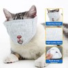 DONGKER Cat Muzzle, Mesh Anti Bite Kitty Mouth Cover for