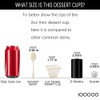 I00000 100 Pack Small Plastic Dessert Cups with Mini Spoons