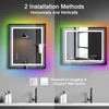 Snowdool 20"X28" LED Bathroom Mirror with Lights, Anti Fog Mirror