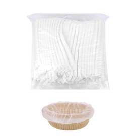 BOXOB 100pcs Bread Proofing Basket Cloth Liner, Disposable Non-Stick Dough Proofing Cover for Sourdough Bread Baking Supplies Accessories